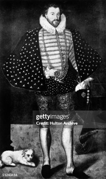 Circa 1575, Sir Christopher Hatton . English courtier to Queen Elizabeth I, whose favour he gained through his dancing skills. He entered parliament...