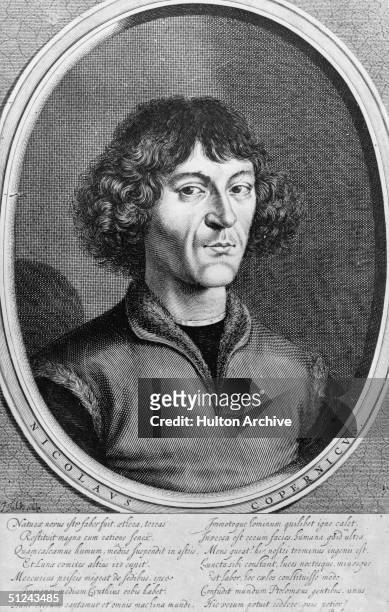 Circa 1503, Nicolas Copernicus, or Mikotaj Kopernik the Polish astronomer who formulated a theory that the sun was the centre of the universe, seen...