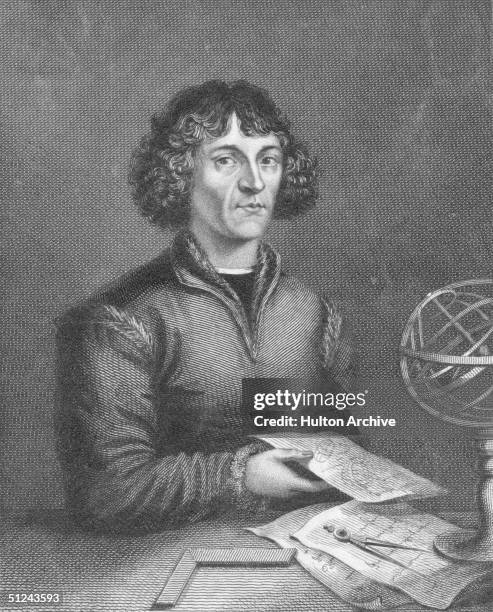 Circa 1515, Portrait of the Polish astronomer, Nicolaus Copernicus