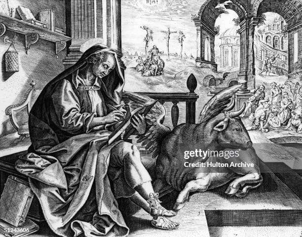 Circa 50 AD, Greek physician St Luke, traditionally the composer of the 3rd Gospel and the Acts of the Apostles in the New Testament. He is the...