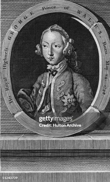 Circa 1745, King George III of England as a young boy.
