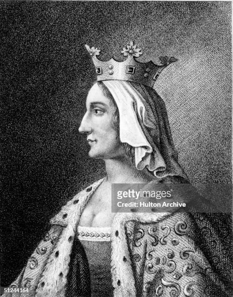 Circa 1218, Queen Blanche of Castille , wife of Louis VIII of France.