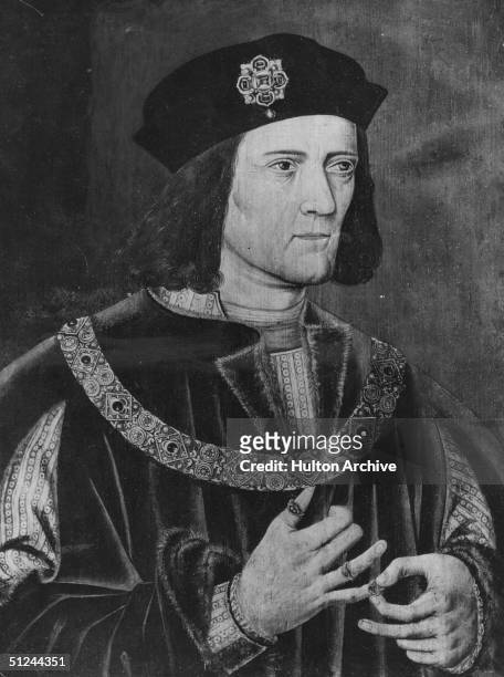 Circa 1475, Richard III , King of England from 1483 and youngest brother of Edward IV. It is believed that Richard was responsible for the murder of...