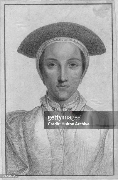Circa 1535, Anne Boleyn , 2nd wife of Henry VIII and daughter of Sir Thomas Boleyn. She was accused of adultery when Henry tired of her and beheaded...