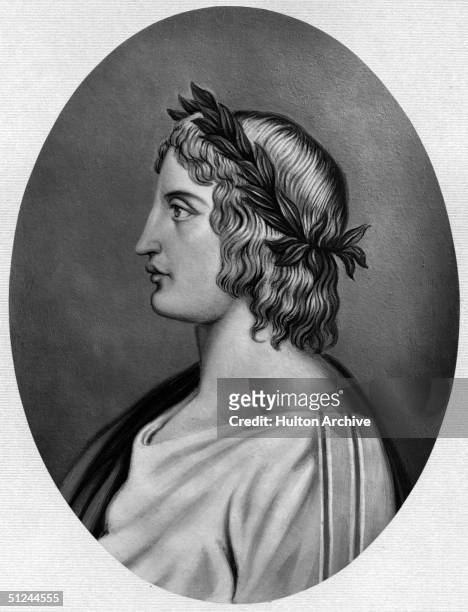 Circa 30 BC, Publius Vergilius Maro , the Roman poet better known as Virgil.