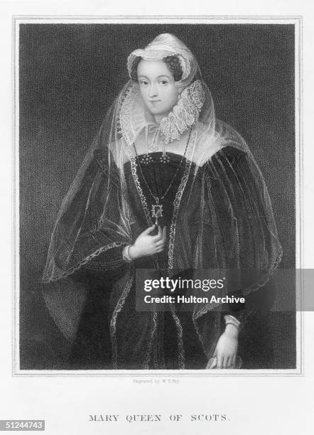 Circa 1587, Mary Stuart or Mary Queen of Scots . Mary ascended to the throne when she was just six days old and abdicated in 1567. She was executed...