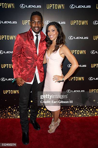 Actor Bill Bellamy and wife Kristen Baker Bellamy attend the Uptown Honors Hollywood Celebration at Lure on February 25, 2016 in Los Angeles,...