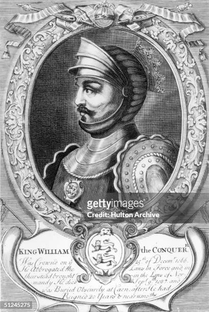 Circa 1070, William I the Conqueror , King of England from 1066 when he beat Harold II at Hastings and was crowned at Westminster Abbey on Christmas...