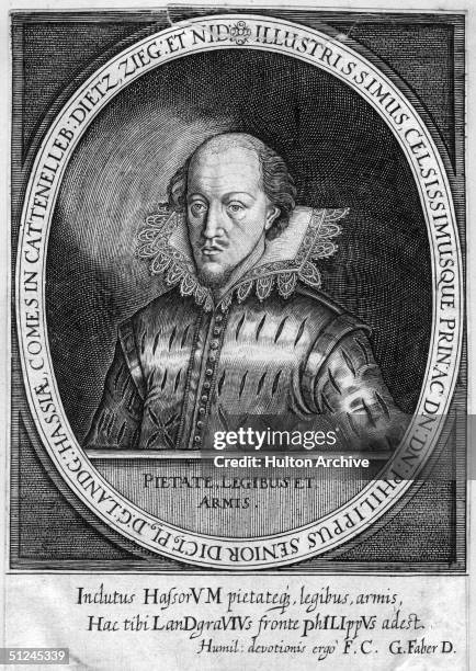 Circa 1567, Prince Philipp of Hesse , Landgrove of Hesse.