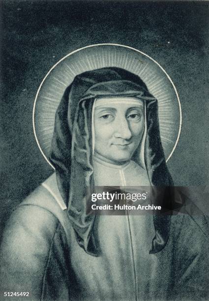 Circa 1630, St Louise de Marillac , co-founder with St Vincent de Paul of the Sisters of Charity , which provided aid and nursing for the poor.