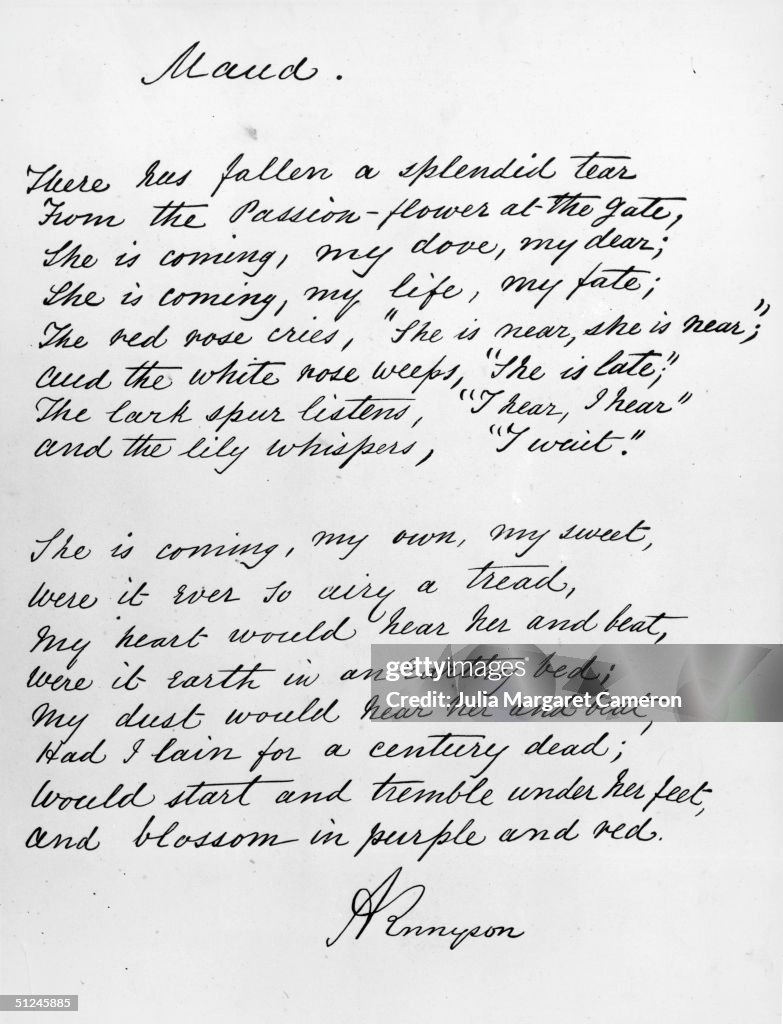 Tennyson's Maud