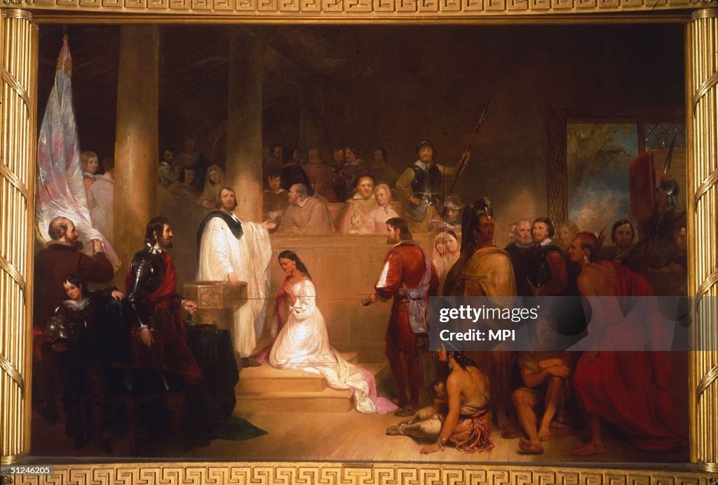Pocahontas Baptised