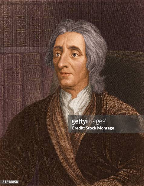 Circa 1680, English philosopher John Locke , known as the father of English Empiricism.