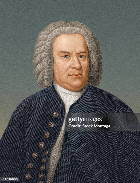 Circa 1725, German organist and composer Johann Sebastian Bach .