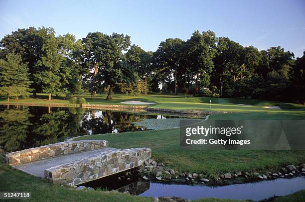 General view of hole on January 1, 2003 at the Baltusrol Golf Club in Springfield, New Jersey.