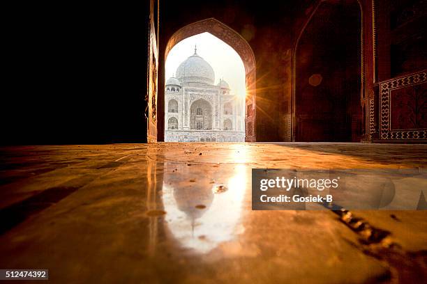 taj mahal - tribale kunst stockfoto's en -beelden