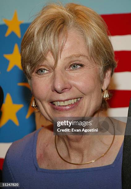 Journalist Eleanor Clift attends a book party for "If You Had Five Minutes With The President" hosted by the Creative Coalition at a Kenneth Cole...