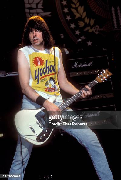 John Ramon Johnny Ramone of the Ramones performing the Ritz in New York City on ...