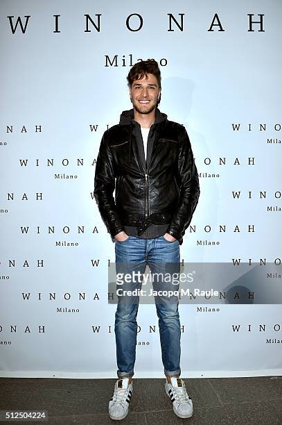 Guido Milani attends Winonah VIP Cocktail photocall during Milan Fashion Week Fall/Winter 2016/17 on February 26, 2016 in Milan, Italy.