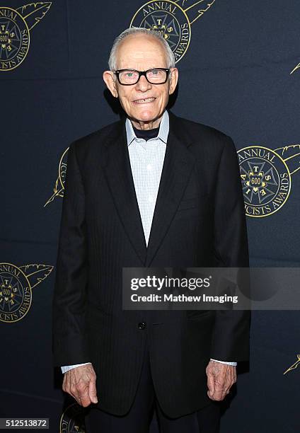 Lyricist Alan Bergman attends the 53rd Annual ICG Publicists Awards at The Beverly Hilton Hotel on February 26, 2016 in Beverly Hills, California.