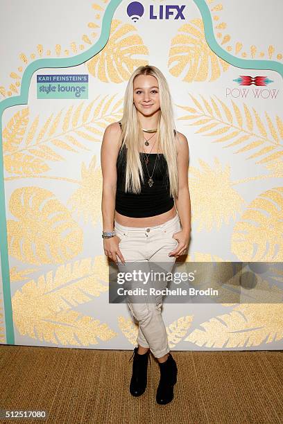 Actress Mollee Gray attends Kari Feinstein's Style Lounge presented by LIFX on February 26, 2016 in Los Angeles, California.