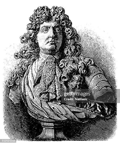 ilustrações de stock, clip art, desenhos animados e ícones de louis xiv, rei de frança - louis xiv of france