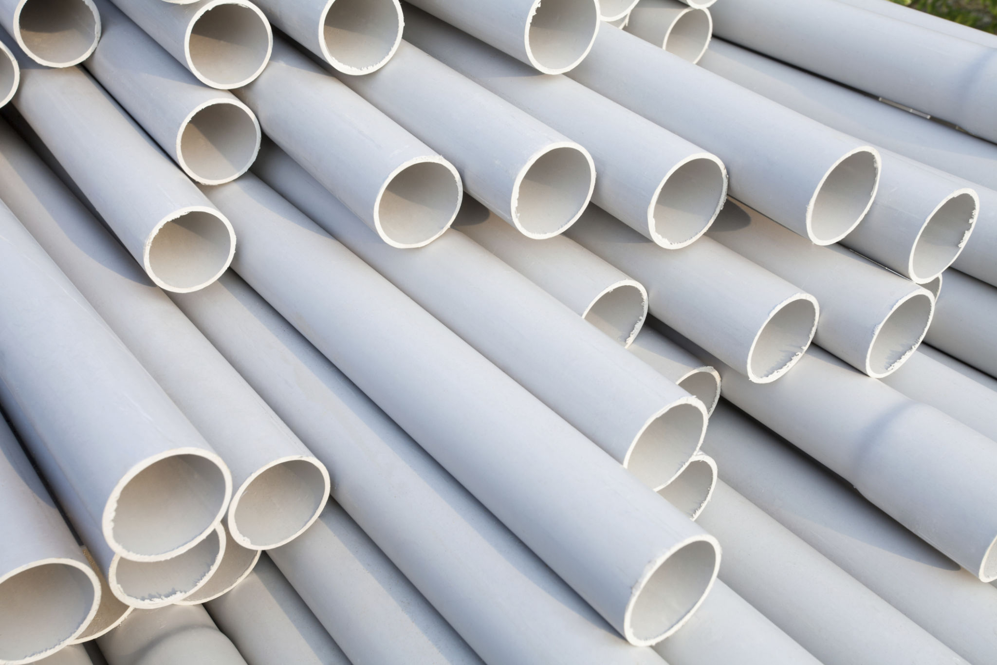 plastic pipes