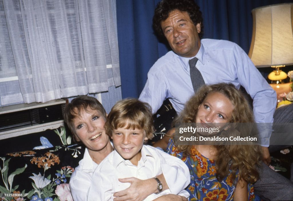Petula Clark And Family Portrait