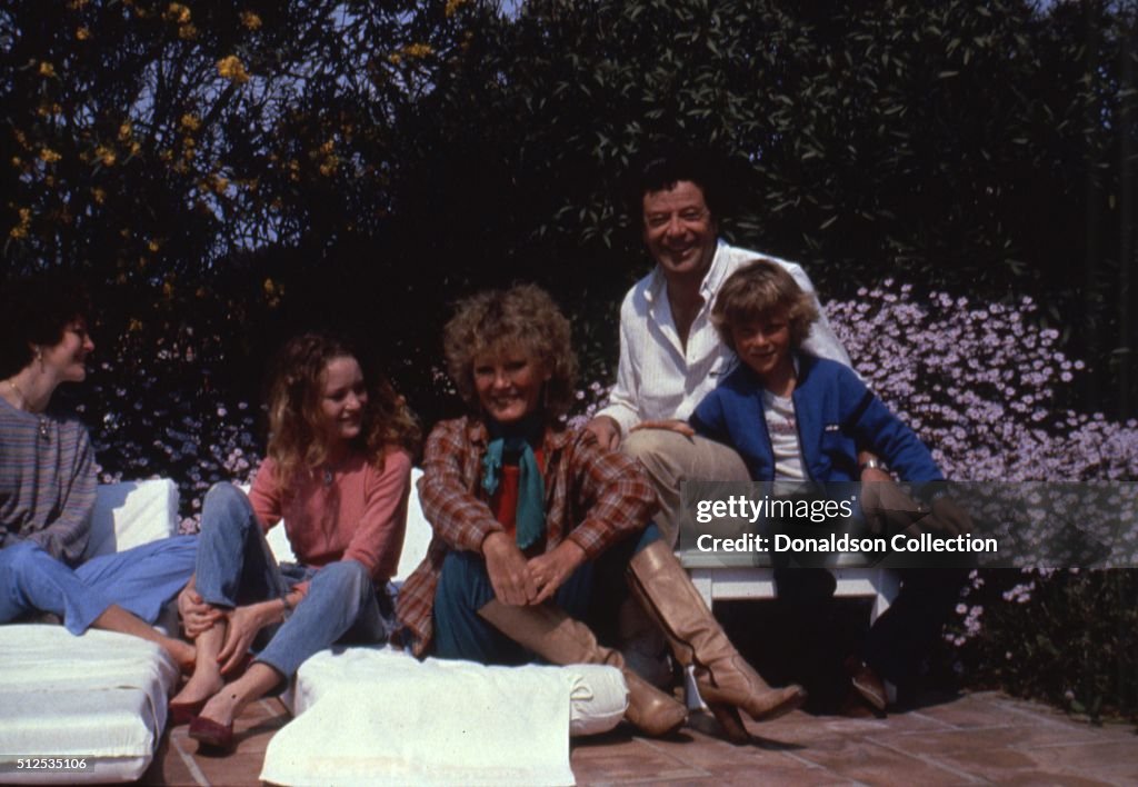 Petula Clark And Family Portrait