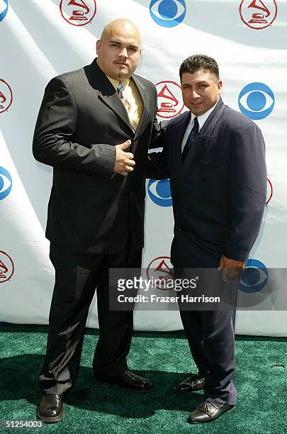 Music Group Tropa F attends the "5th Annual Latin Grammy Awards" held at the Shrine Auditorium on September 1, 2004 in Los Angeles, California.