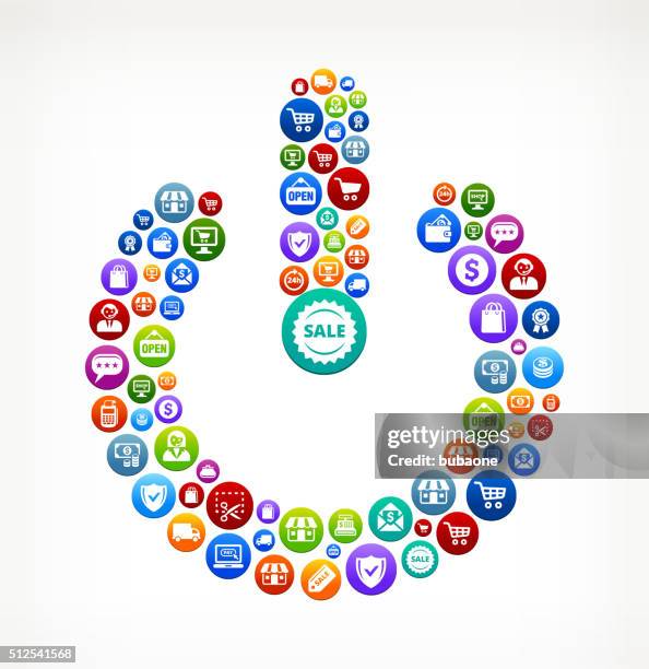 power button shopping and commerce colorful button pattern - red register button stock illustrations