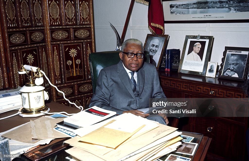 Francois Duvalier Posing For A Portrait