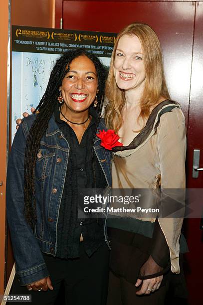 Producer Raye Dowell and writer/director Deborah Kampmeier arrive at the New York premiere of "Virgin" on September 1, 2004 at the Village Cinema...