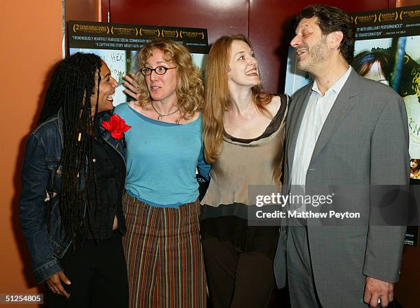 Producer Raye Dowell, producer Sarah Schenck, writer/director Deborah Kampmeier, and exec producer Mark Weiner arrive at the New York premiere of...