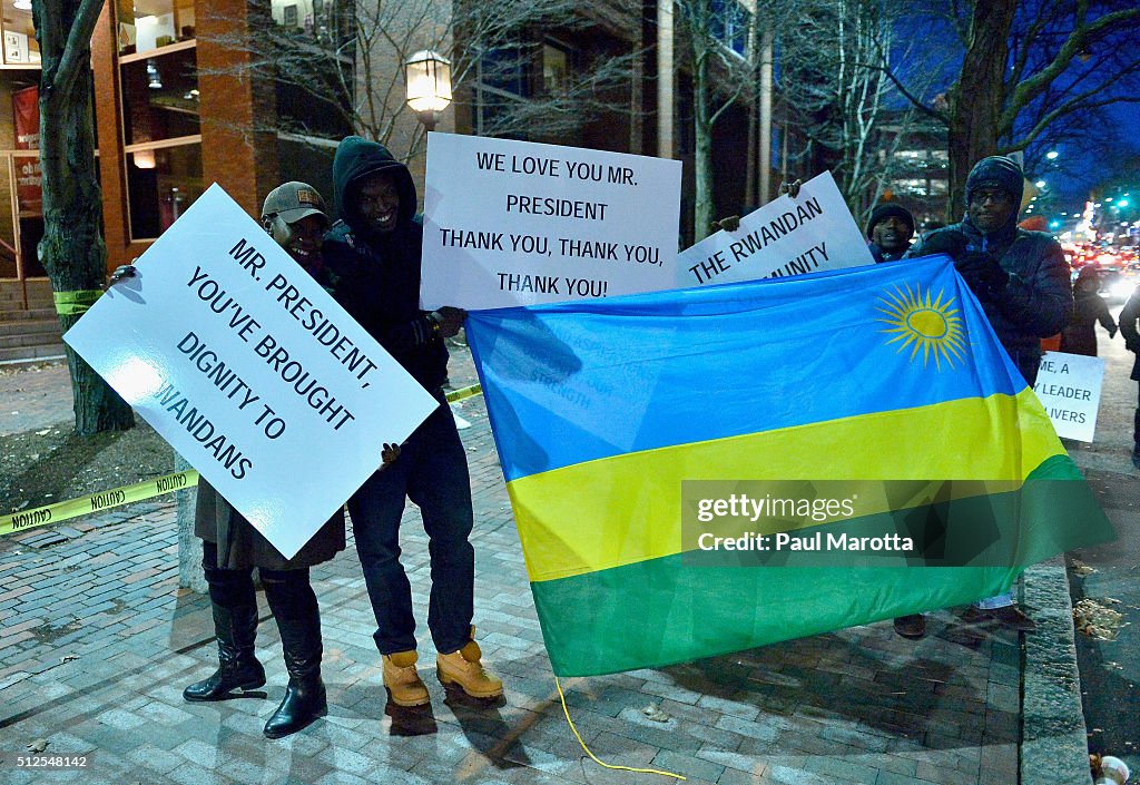 Rwanda President Paul Kagame At Harvard