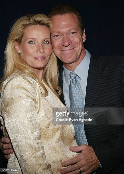 Comedian Joe Piscopo and pregnant wife Kimberly attend the "Live From New York Its Wednesday Night" on September 1, 2004 at Cipriani's 42nd Street,...