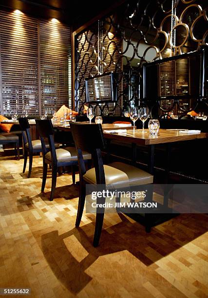 The interior of Umu, derived from the Japanese meaning 'born of nature', London's first true Kyoto Japanese restaurant which opened 01 September...