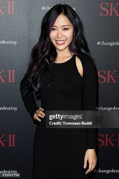 Entrepreneur Michelle Phan attends the SK-II #ChangeDestiny Forum held at the Andaz Hotel on February 26, 2016 in Los Angeles, California.