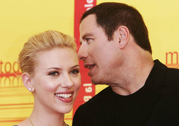 Actors Scarlett Johansson and John Travolta attend the "A Love Song For Bobby Long" photocall on September 2, 2004 at the 61st Venice Film Festival,...