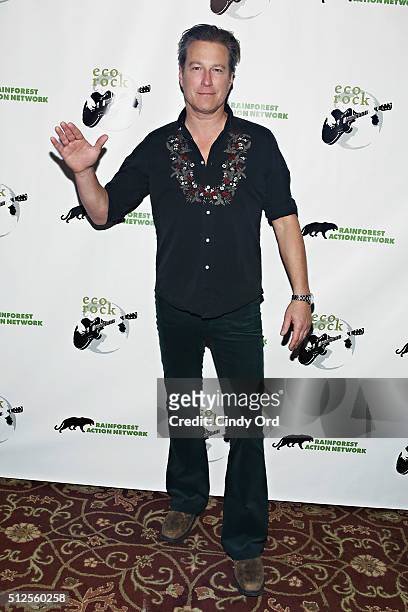 Actor John Corbett attends 2016 Eco Rock - A benefit for The Rainforest Action Network at The Cutting Room on February 26, 2016 in New York City.