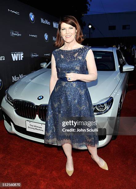 Actress Kate Flannery attends Ninth Annual Women In Film Pre-Oscar Cocktail Party presented by Max Mara, BMW, M-A-C Cosmetics and Perrier-Jouet at...