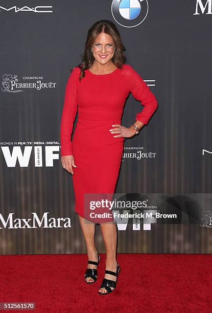 President of Women in Film Cathy Schulman attends Ninth Annual Women in Film Pre-Oscar Cocktail Party presented by Max Mara, BMW, M-A-C Cosmetics and...