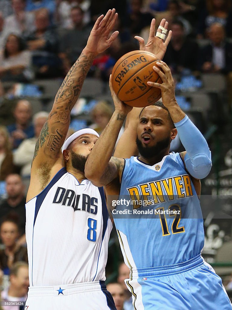 Denver Nuggets v Dallas Mavericks