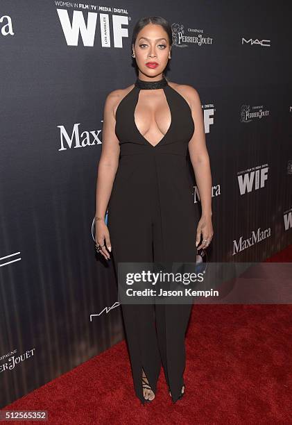 Personality La La Anthony attends Ninth Annual Women In Film Pre-Oscar Cocktail Party presented by Max Mara, BMW, M-A-C Cosmetics and Perrier-Jouet...