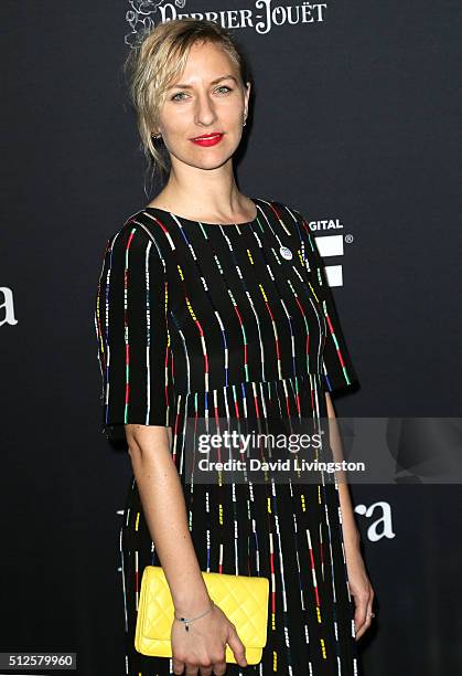 Actress Mickey Sumner attends the Ninth Annual Women In Film Pre-Oscar Cocktail Party Presented By Max Mara, BMW, M-A-C Cosmetics And Perrier-Jouet...