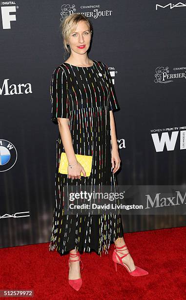 Actress Mickey Sumner attends the Ninth Annual Women In Film Pre-Oscar Cocktail Party Presented By Max Mara, BMW, M-A-C Cosmetics And Perrier-Jouet...