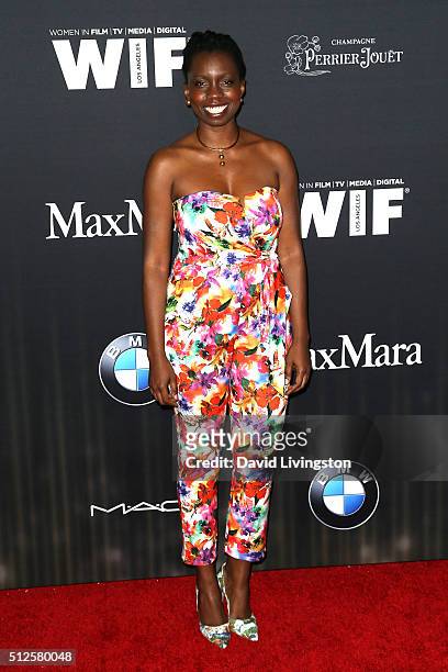 Actress Adepero Oduye attends the Ninth Annual Women In Film Pre-Oscar Cocktail Party Presented By Max Mara, BMW, M-A-C Cosmetics And Perrier-Jouet...