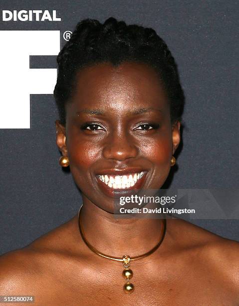 Actress Adepero Oduye attends the Ninth Annual Women In Film Pre-Oscar Cocktail Party Presented By Max Mara, BMW, M-A-C Cosmetics And Perrier-Jouet...