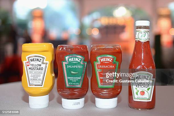 Kraft Heinz on display during the MasterCard Priceless® Preview -Amstel Light Burger Bash Presented By Schweid & Sons hosted by Rachael Ray during...