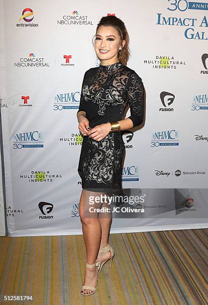 Executive Antonietta Collins attends the 19th Annual National Hispanic Media Coalition Impact Awards Gala at Regent Beverly Wilshire Hotel on...